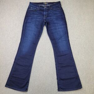 Lucky Brand Sofia Boot Jeans‎ Womens 10/30 Reg Blue Dark Wash Stretch Western